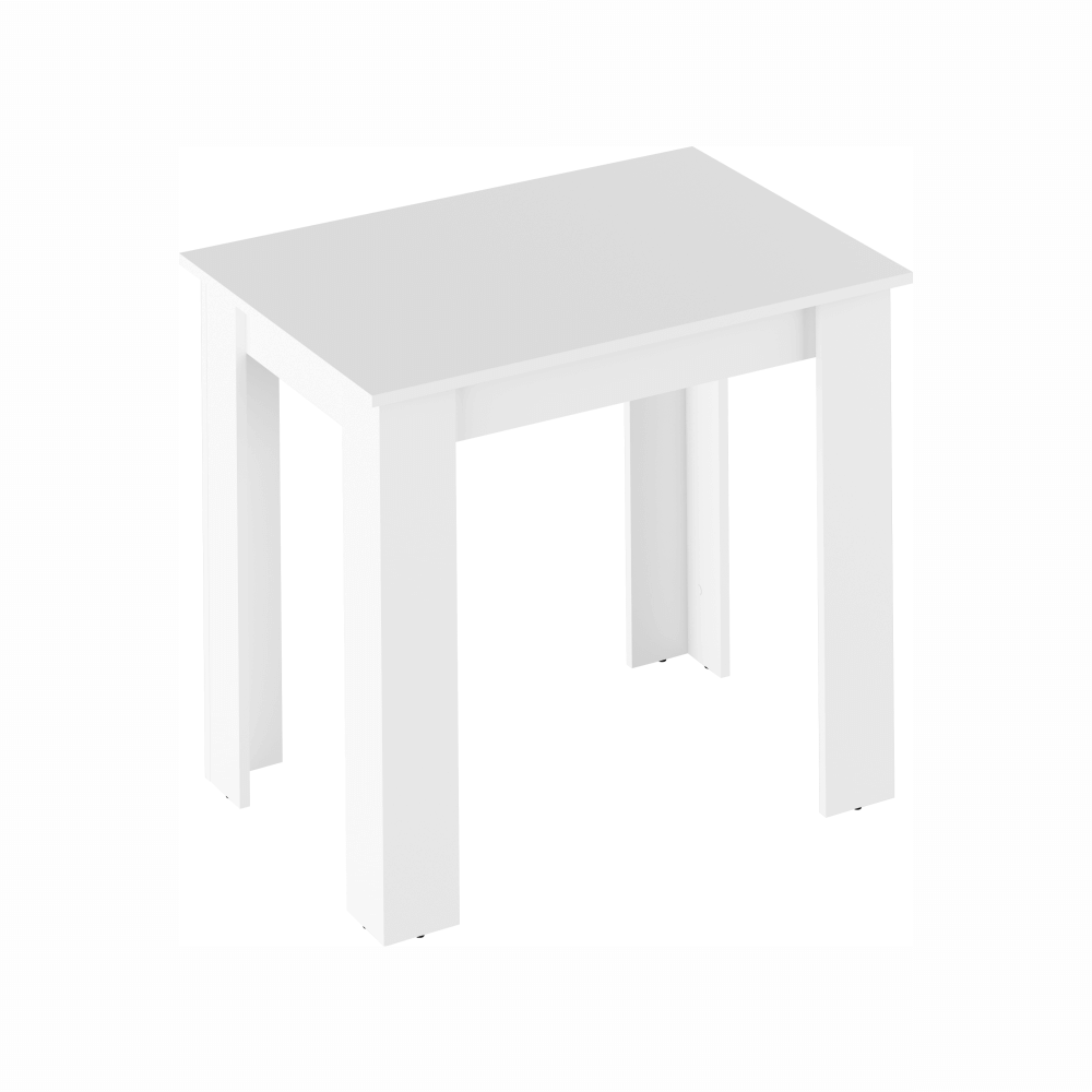 Étkezőasztal, fehér, 86x60 cm,  TARINIO (TK)