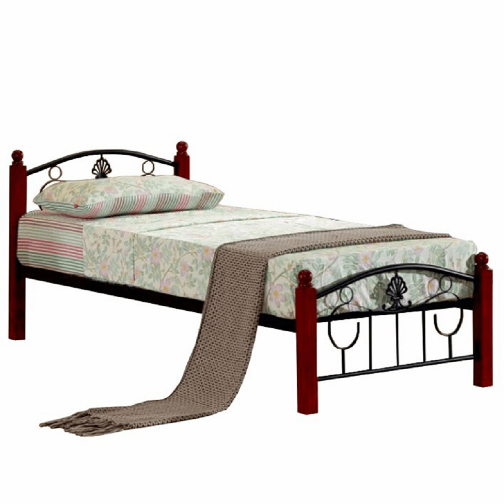 fém ágy ágyráccsal, 90x200, MAGENTA (TK)