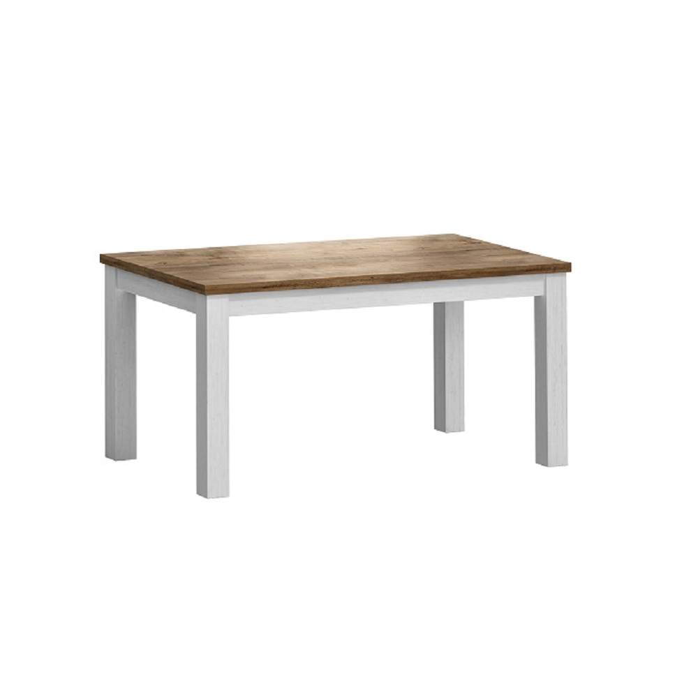 Asztal STD, nyitható, sosna andersen/tölgy lefkas, 160-203x90 cm, PROVANCE (TK)