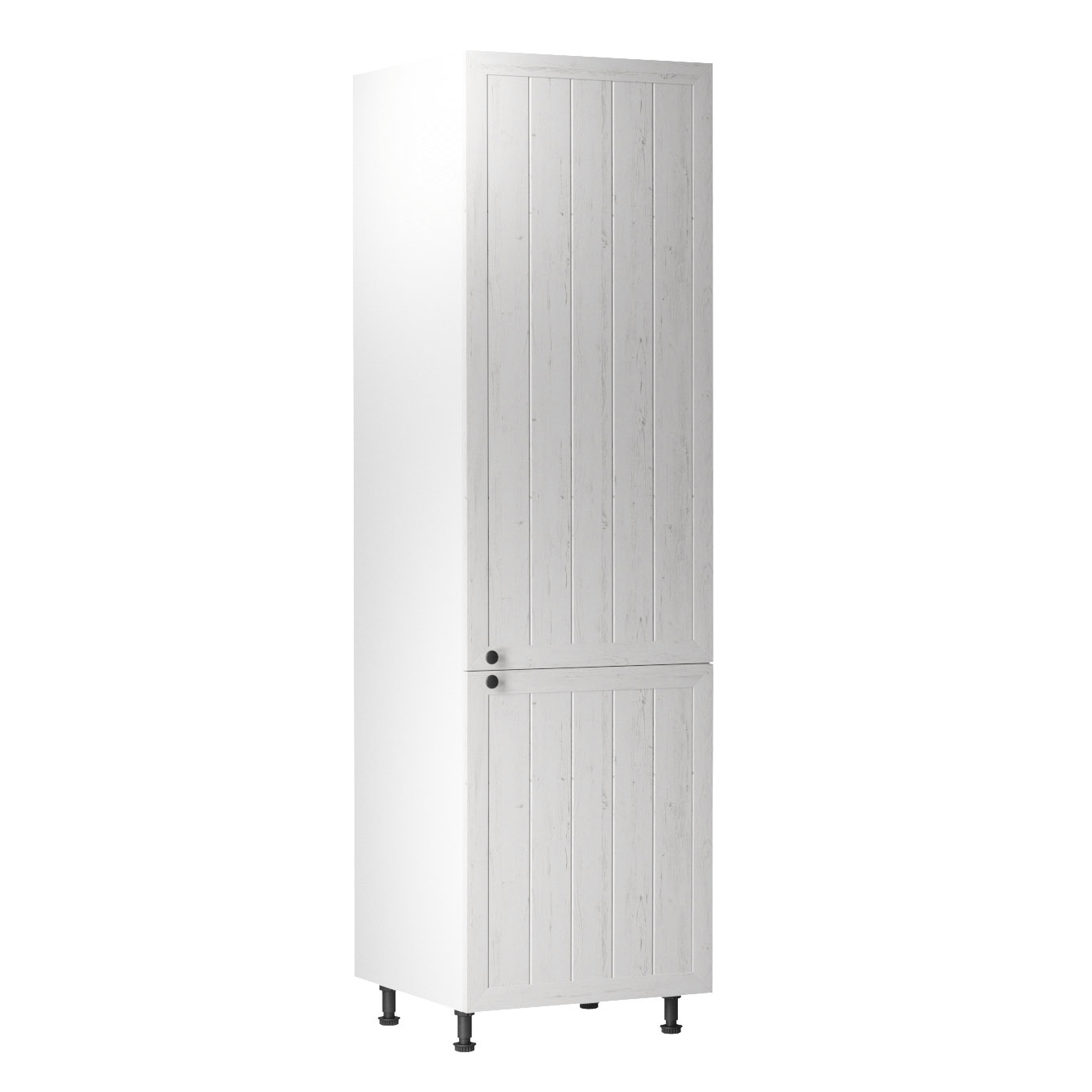 Hűtőgép szekrény, fehér/sosna andersen, jobbos, PROVANCE D60R (TK)