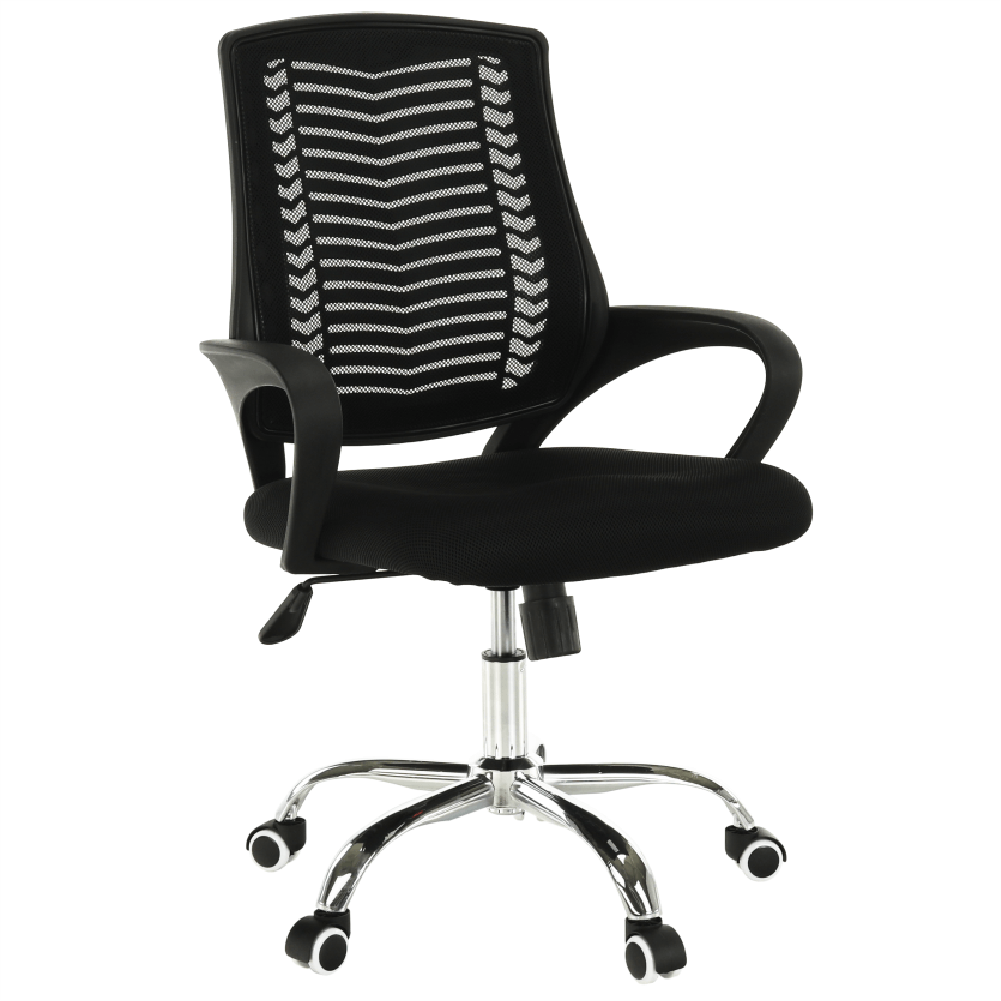 Irodai szék, fekete/króm, IMELA TYP 2 (TK)
