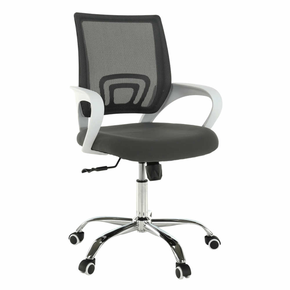 Irodai szék, szürke/fehér, SANAZ TYP 2 (TK)