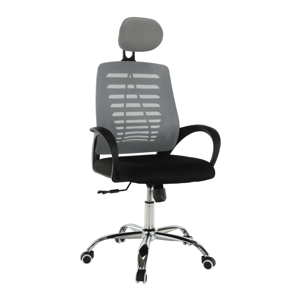 Irodai szék, szürke/fekete, ELMAS (TK)