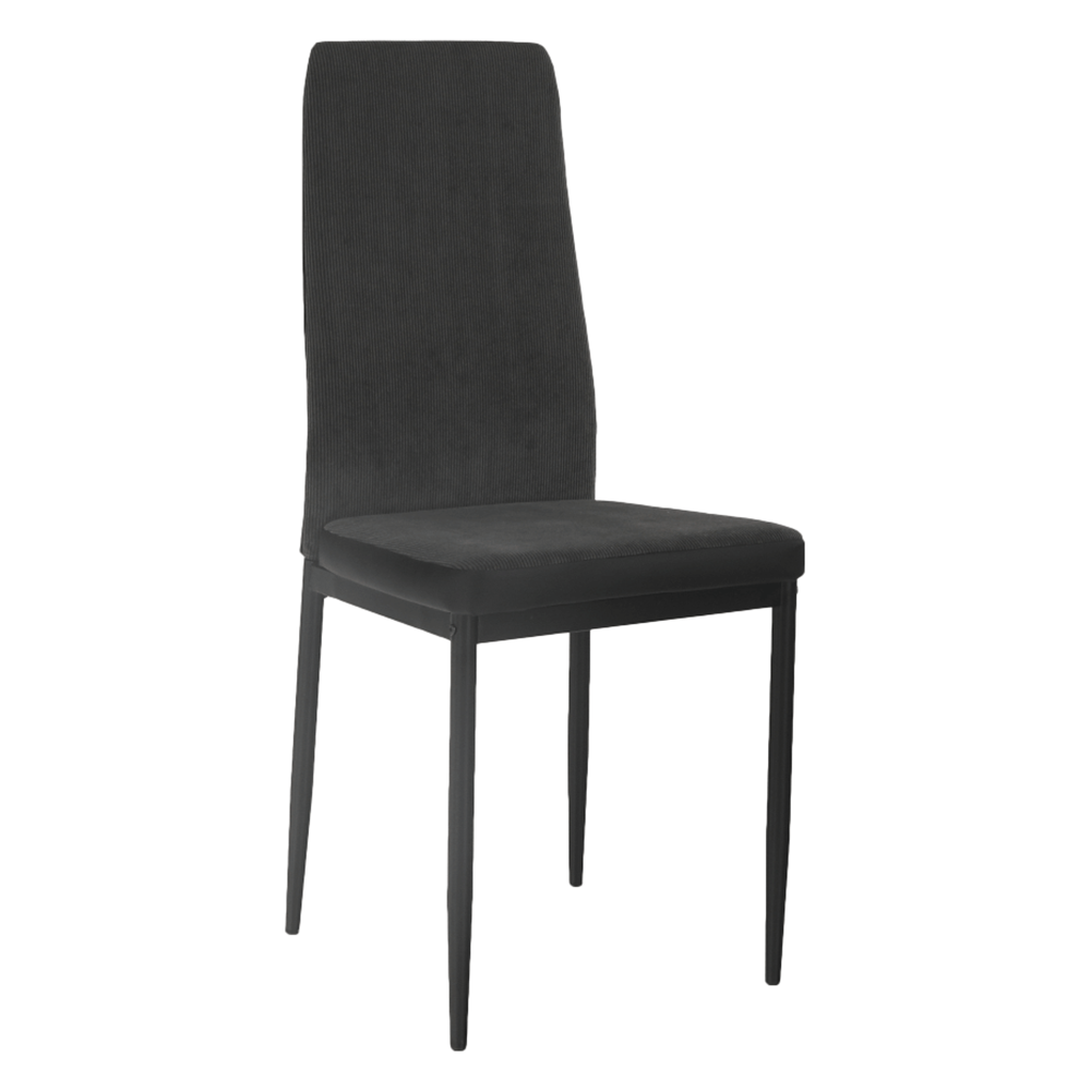Étkező szék, sotétszürke/fekete, ENRA (TK)