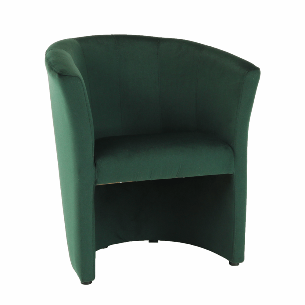 Klub fotel, smaragd anyag, CUBA (TK)