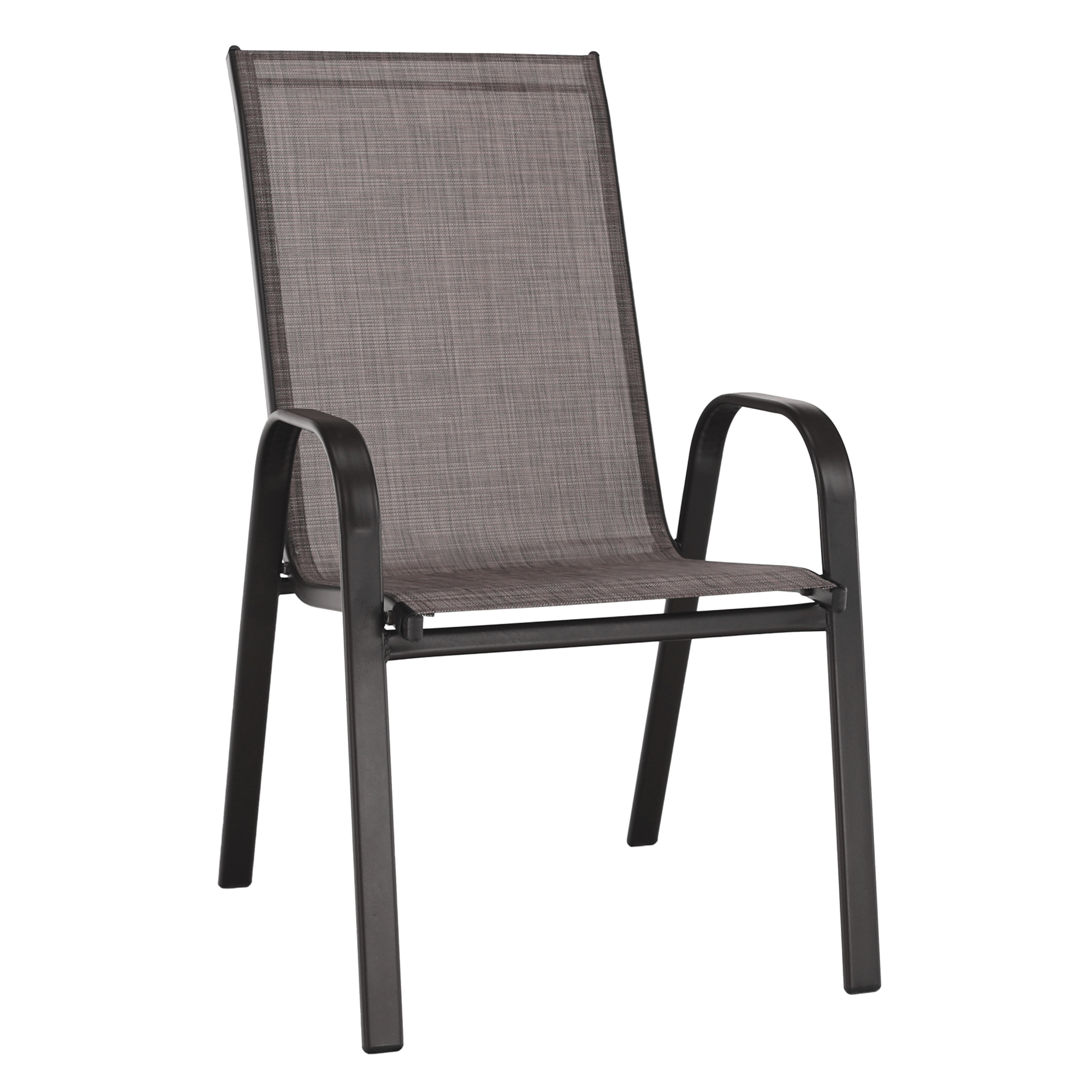 Rakásolható szék, barna melír/barna , ALDERA (TK)