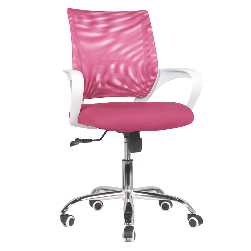 Irodai szék, rózsaszín/fehér, SANAZ TYP 2 (TK)