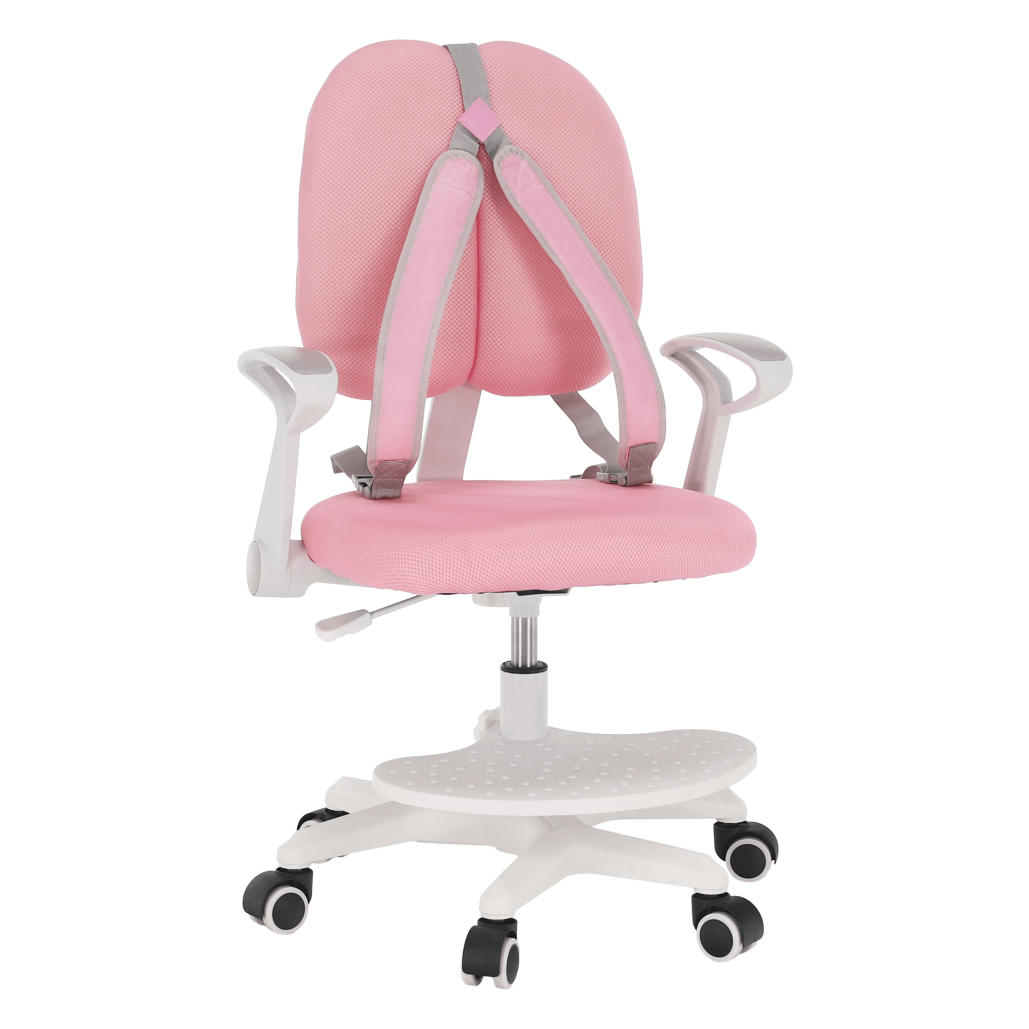 Növekvő szék alappal és pántokkal, rózsaszín/fehér, ANAIS (TK)