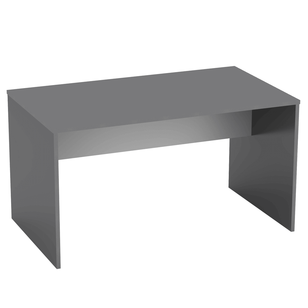 Íróasztal, grafit/fehér, RIOMA NEW TYP 11 (TK)