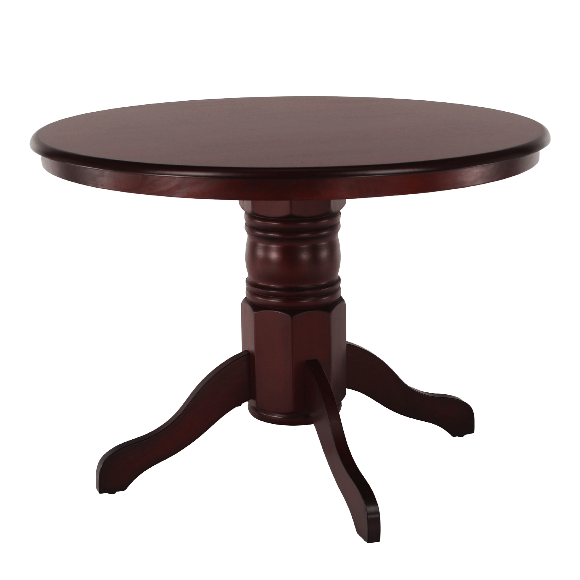 Étkezőasztal, kerek, gesztenye, átmérő 106 cm, TABLOS (TK)