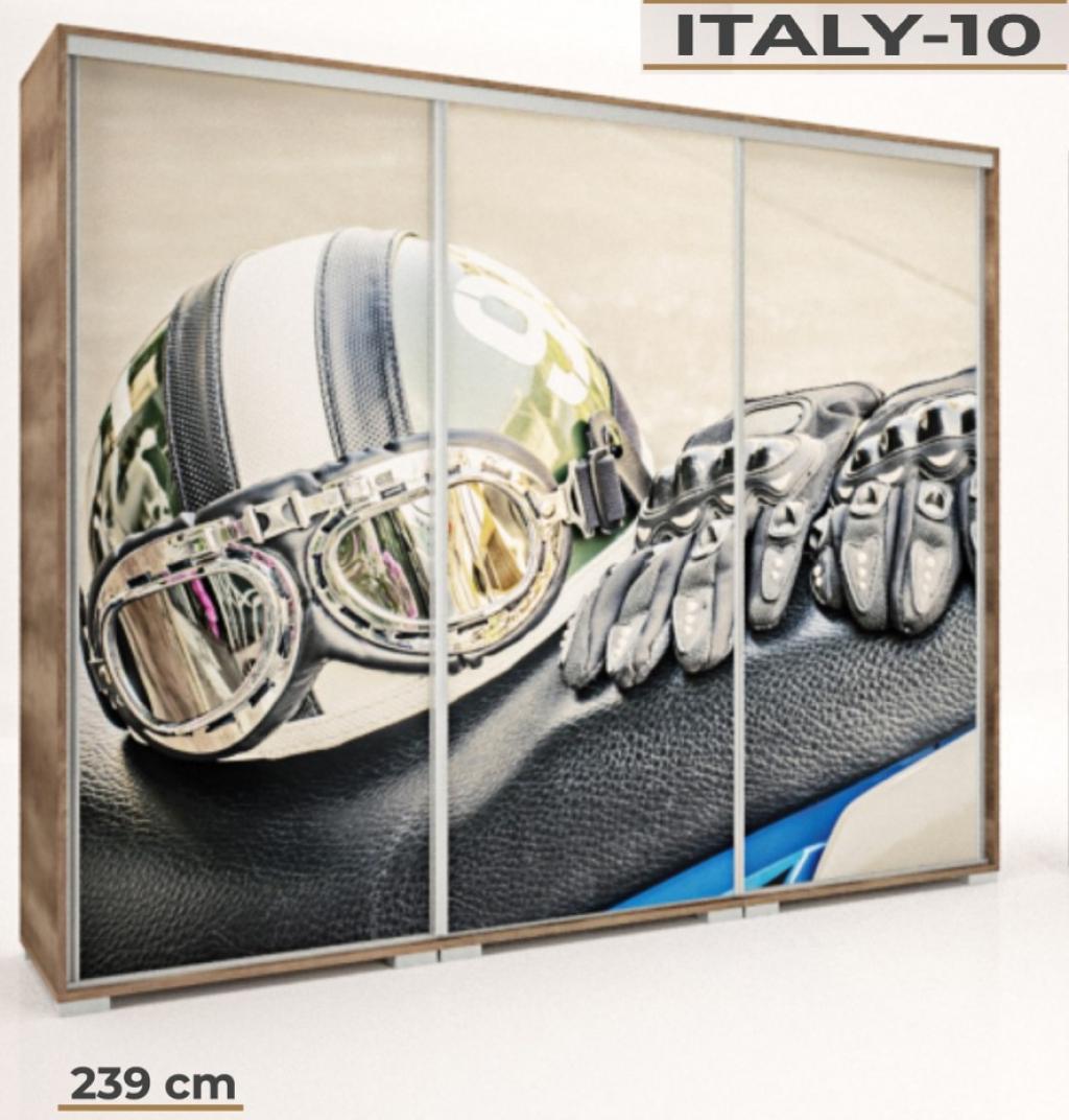 Italy Style tolóajtós gardróbszekrény 160 cm (10) (DIV) (BNY)