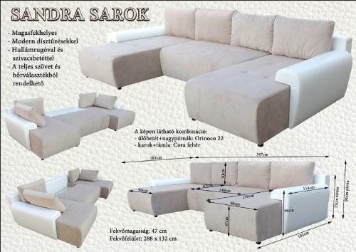 Sandra U-alakú sarokülő (K) (BNY)