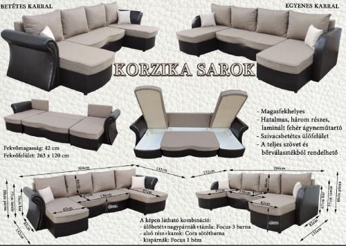 Korzika U-alakú sarokülő (K) (BNY)