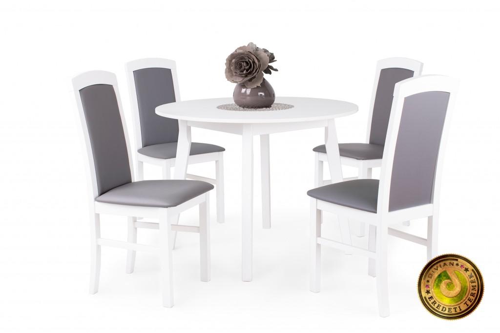 Anita kerek asztal Barbi székkel 4-személyes étkező garnitúra (DIV) (BNY)