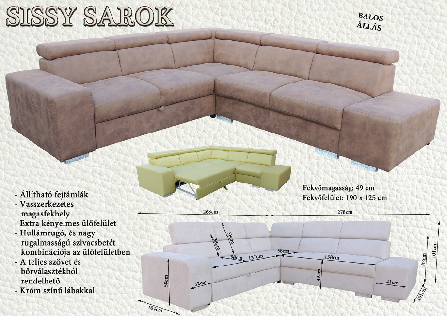 Sissy sarokülő (K) (BNY)