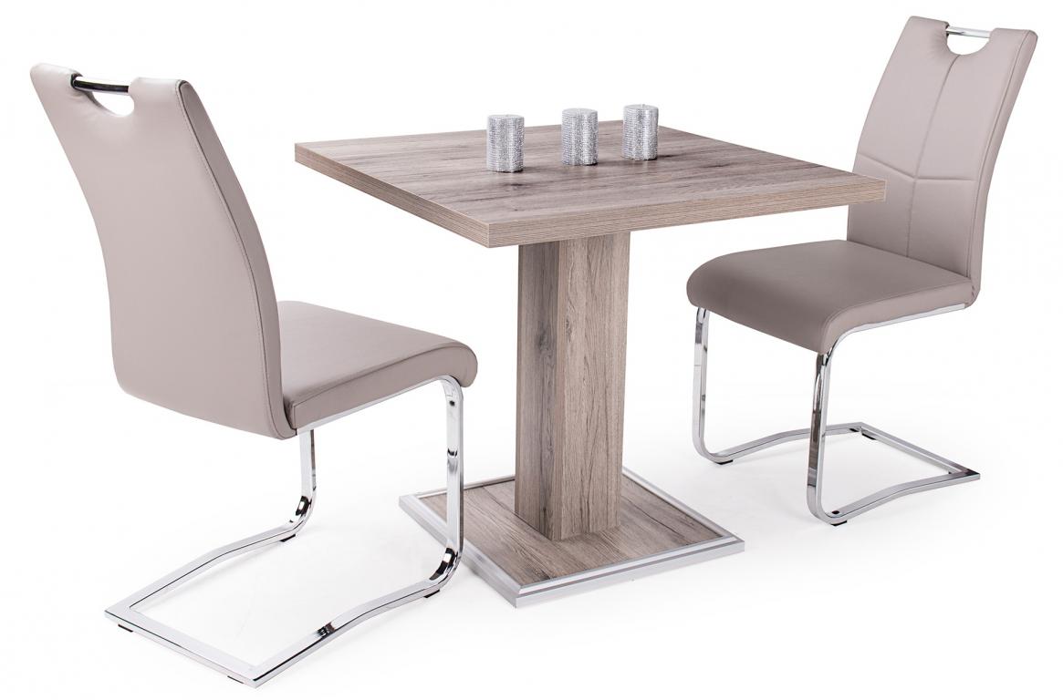 Coctail asztal 80 x 80 és 2 db Mona szék (DIV) (BNY)