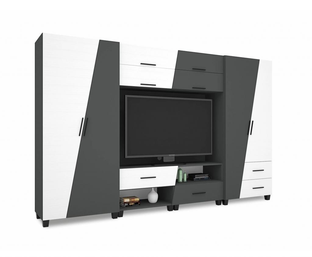 Onix szekrénysor bútorlap vagy tükrös ajtóval- 340 cm széles (DIV) (BNY)