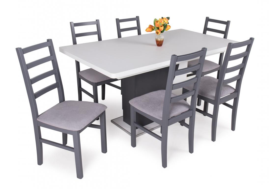 Niki étkezőgarnitúra Aliz asztallal, 6 személyes (DIV) (BNY)