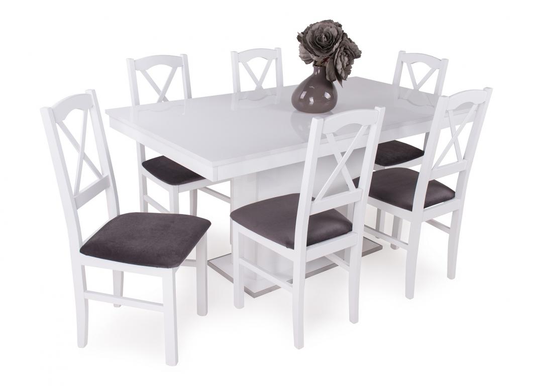 Niló étkezőgarnitúra Fényes Flóra asztallal - 6 személyes (DIV) (BNY)