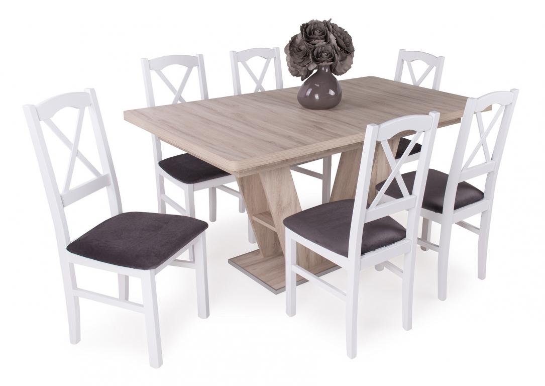 Prága étkezőgarnitúra Niló székkel - 6 személyes (DIV) (BNY)