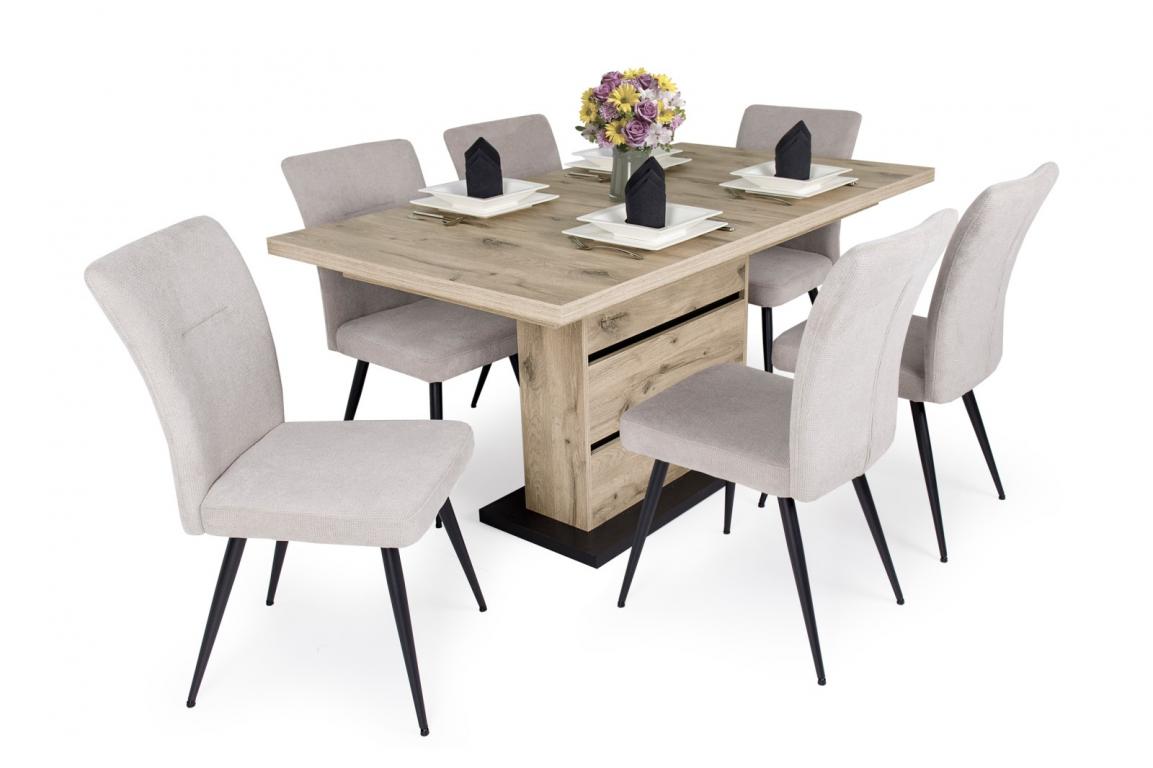 Elena étkezőgarnitúra Sydney asztallal - 6 személyes (DIV) (BNY)