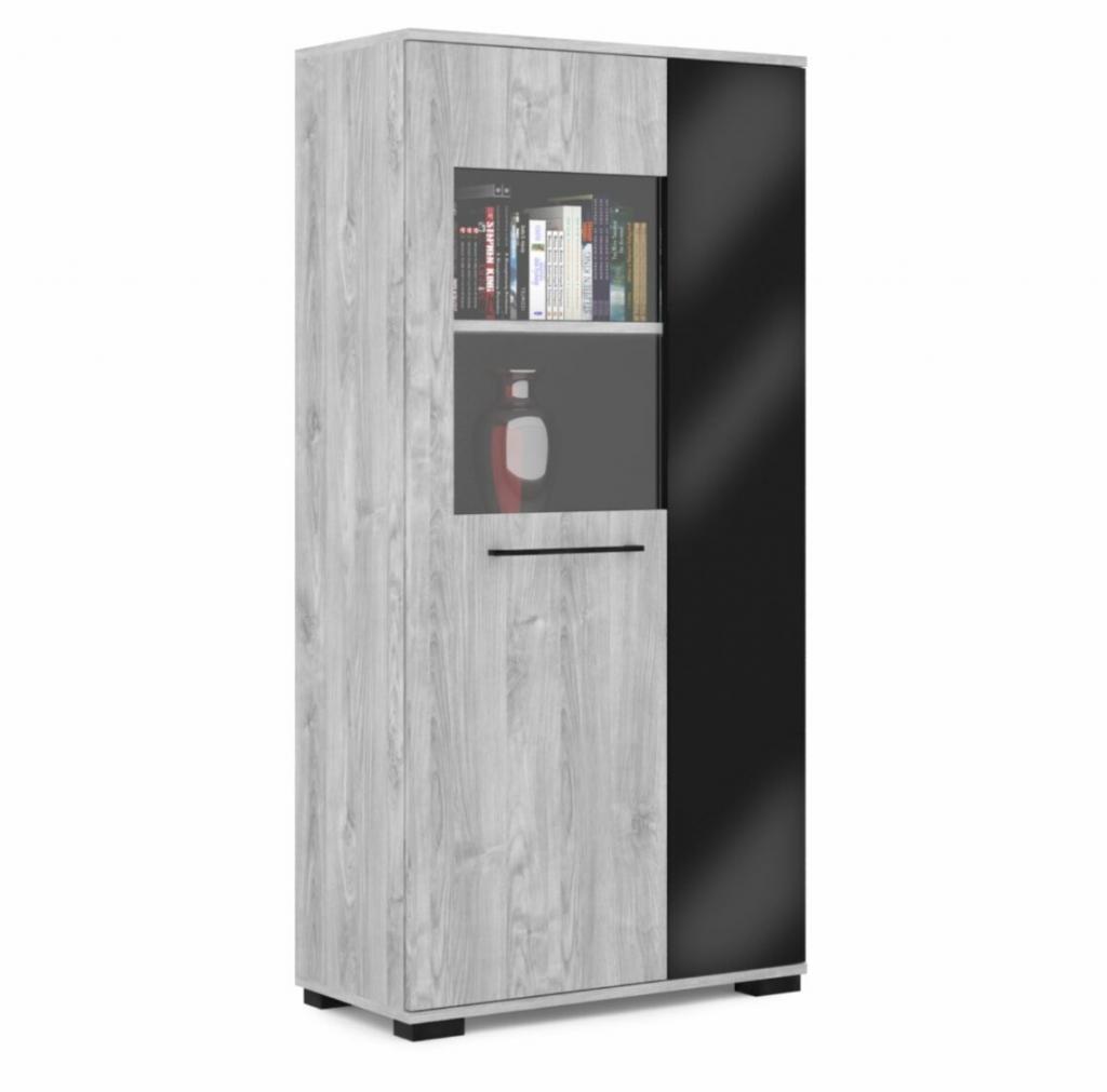 Merlin MER3 80 cm vitrines magas komód elem (DIV) (BNY)