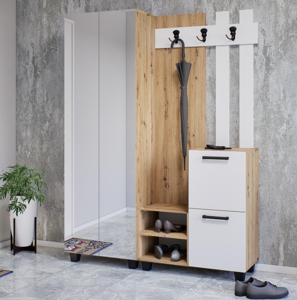 Eugénia A2 előszoba szekrény 140 cm (KZS) (BNY)