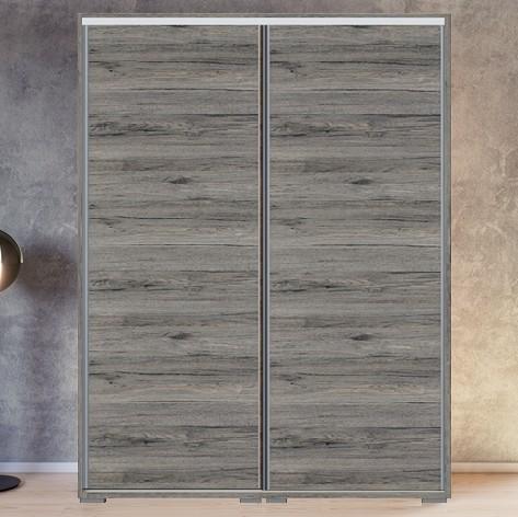 Dover 2 tolóajtós gardróbszekrény - 160 cm széles, san remo (KZS) (BNY)