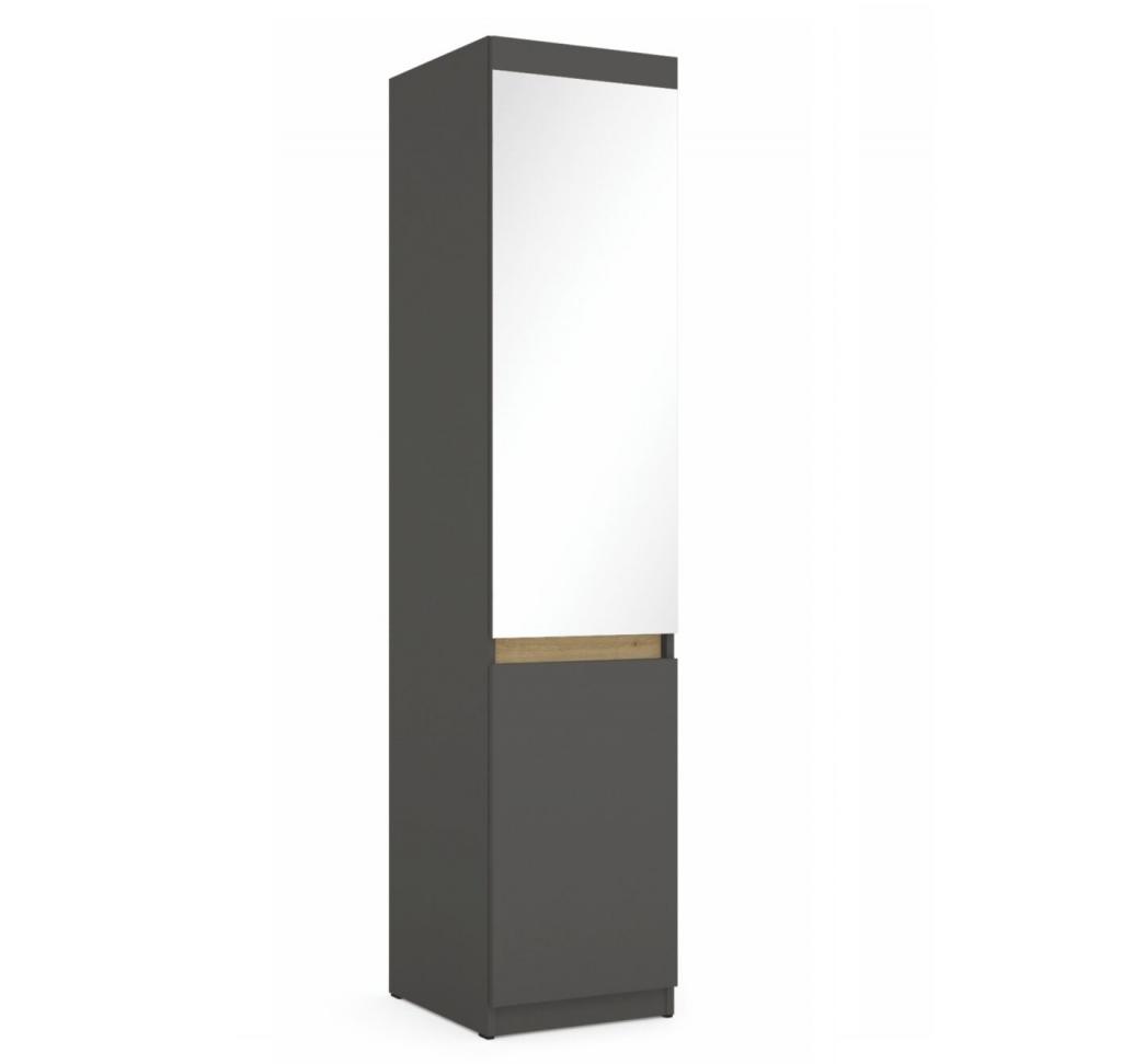 BOSS 2 - ajtós ruhás elem - felül tükrös - 45 cm (DIV) (BNY)