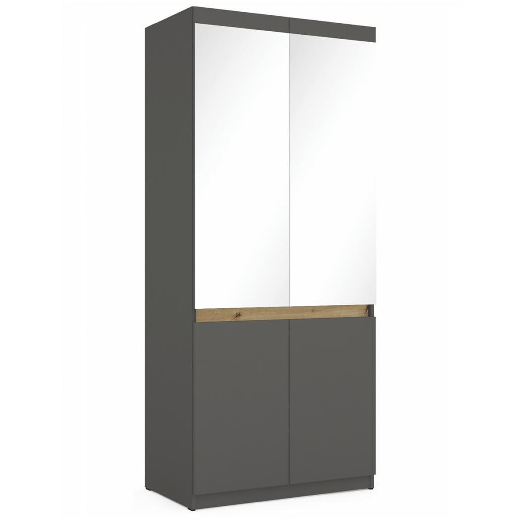 BOSS 7 - ruhás elem - felül tükrös - 90 cm (DIV) (BNY)
