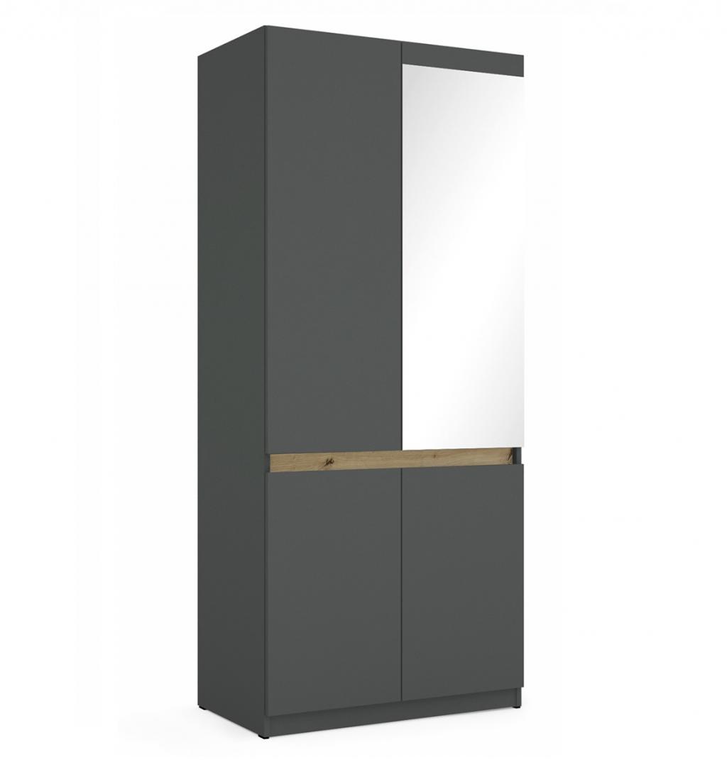 BOSS 12 - ruhás elem - jobb oldalt fent tükörrel - 90 cm (DIV) (BNY)