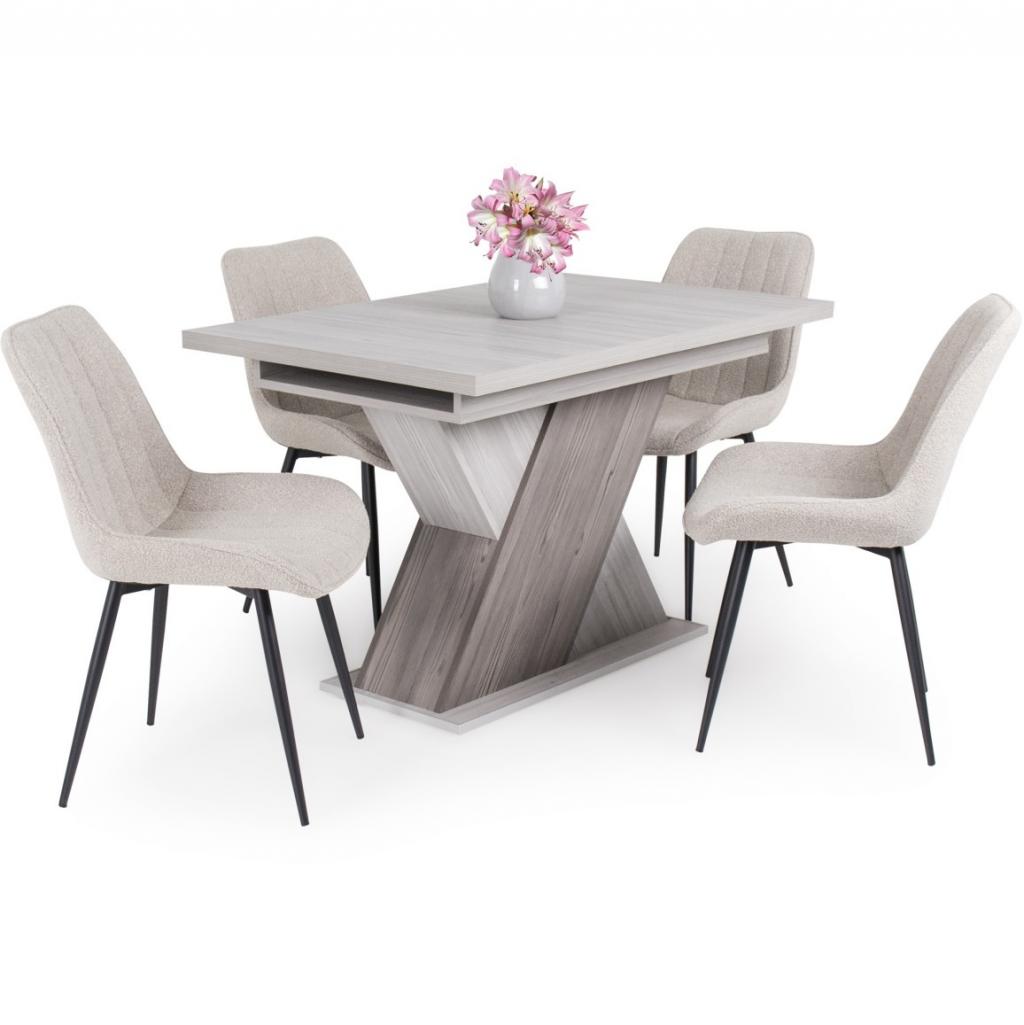 Dexter étkezőgarnitúra Diana asztallal - 4 személyes (DIV) (BNY)