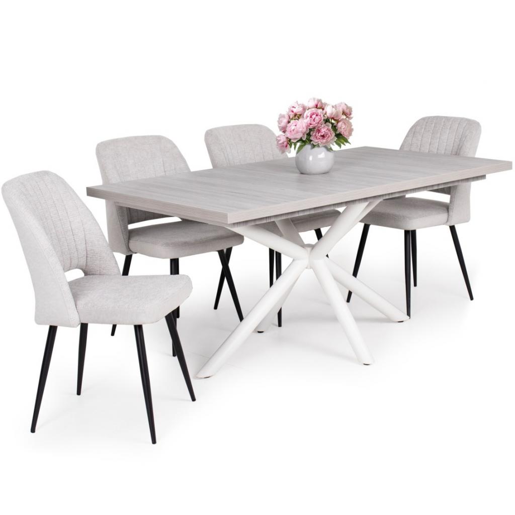 Odett étkezőgarnitúra Suzy asztallal - 4 személyes (DIV) (BNY)