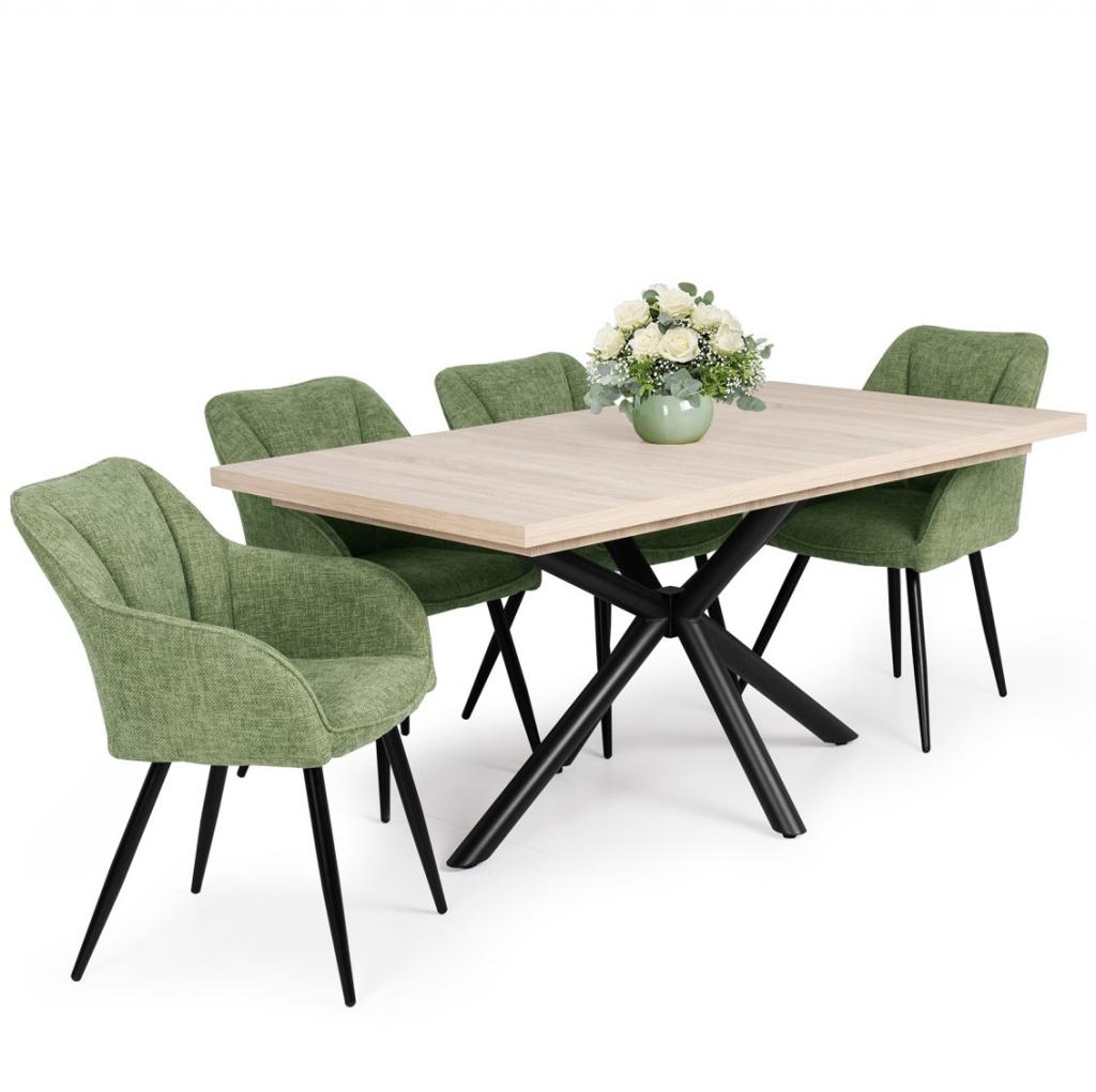 Fiesta étkezőgarnitúra Suzy asztallal - 4 személyes (DIV) (BNY)