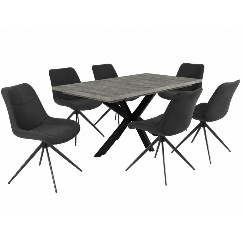 Fox étkezőgarnitúra Dorothy asztallal - 6 személyes (DIV) (BNY)