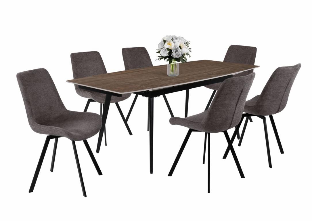 Milla étkezőgarnitúra Rebeka asztallal - 6 személyes (DIV) (BNY)