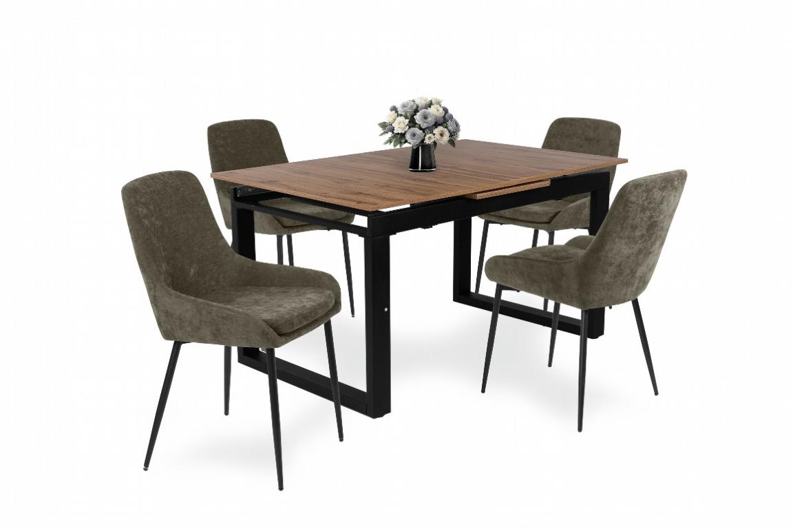 Maxim étkezőgarnitúra Kornél asztallal - 4 személyes (DIV) (BNY)