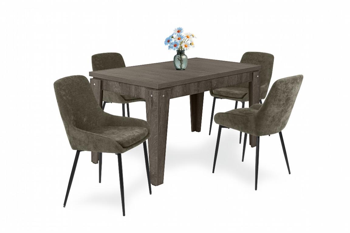 Maxim étkezőgarnitúra Pedro asztallal - 4 személyes (DIV) (BNY)