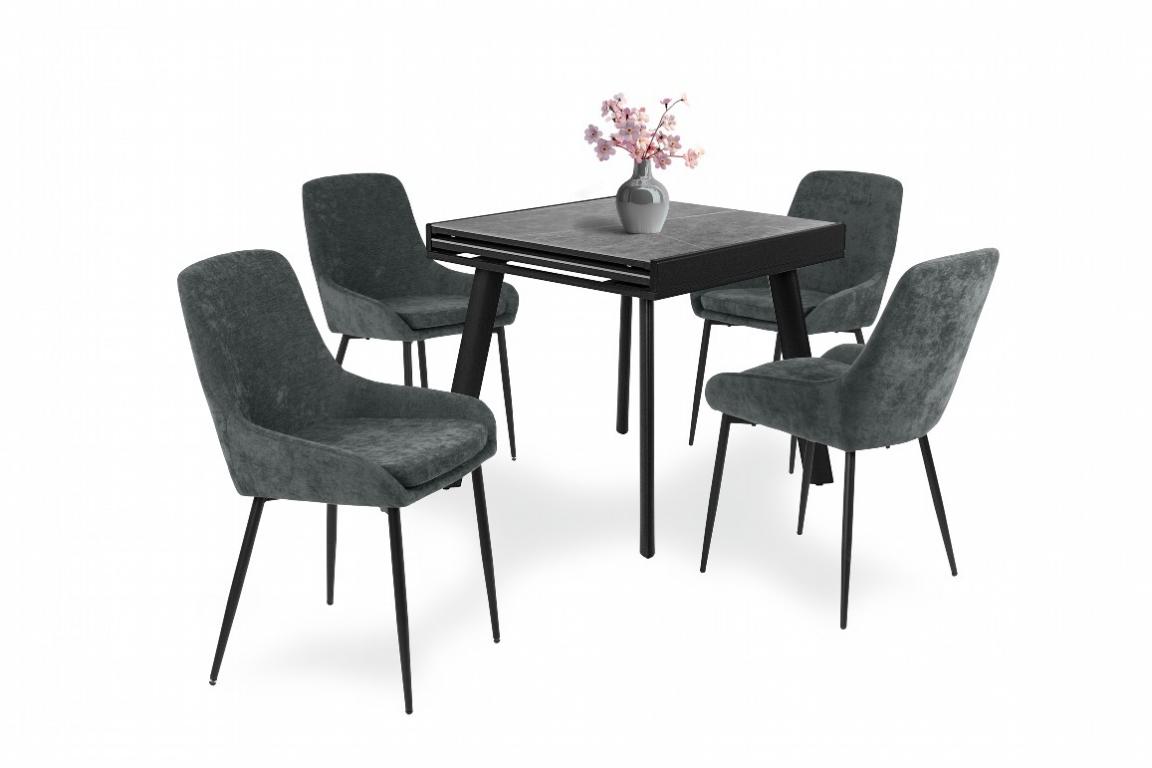 Maxim étkezőgarnitúra Diaz asztallal - 4 személyes (DIV) (BNY)