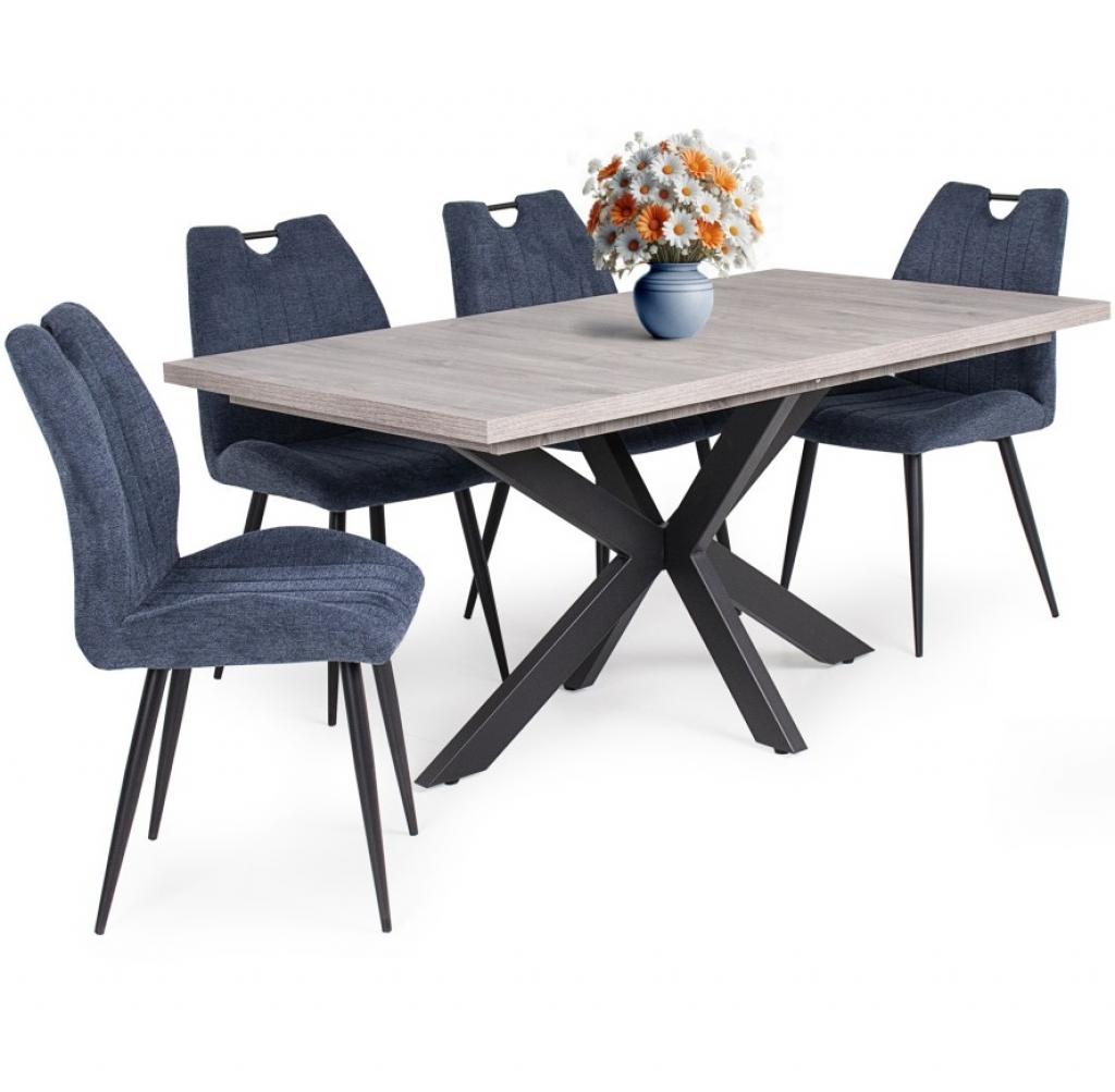 Nelly étkezőgarnitúra Dorothy asztallal - 4 személyes (BNY)