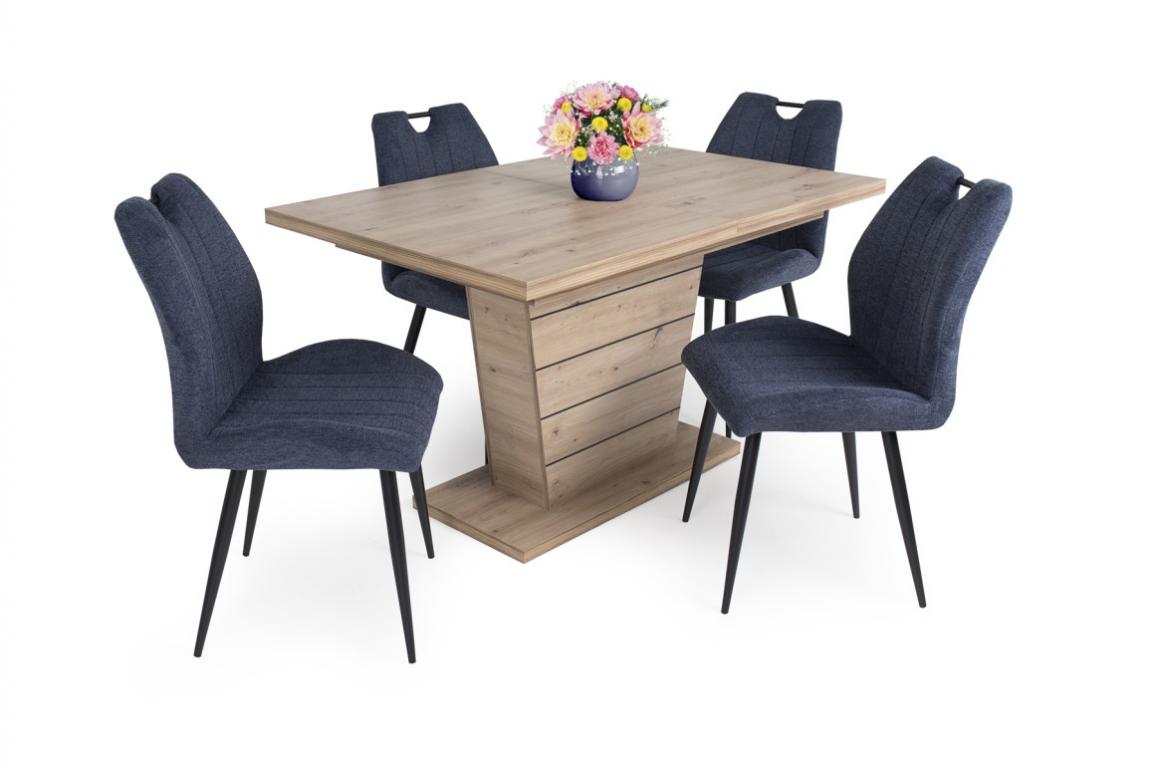 Nelly étkezőgarnitúra Fanni asztallal - 4 személyes (DIV) (BNY)