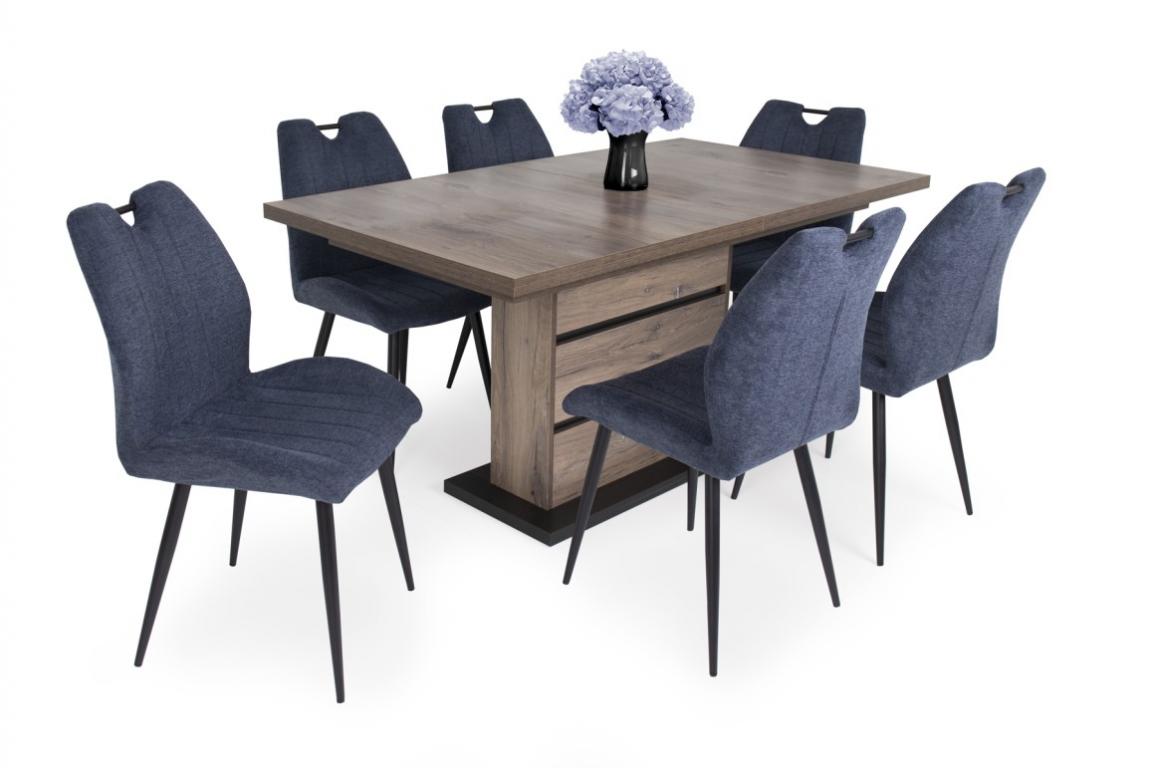 Nelly étkezőgarnitúra Sydney asztallal - 6 személyes (DIV) (BNY)