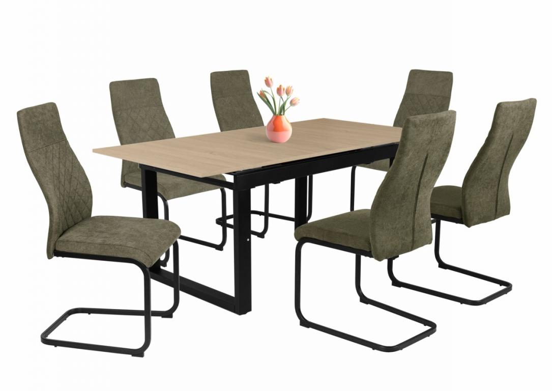 Teo étkezőgarnitúra Kornél asztallal - 6 személyes (DIV) (BNY)