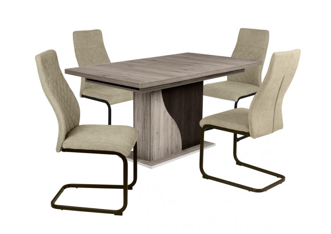 Teo étkezőgarnitúra Aliz asztallal, 4 személyes (DIV) (BNY)