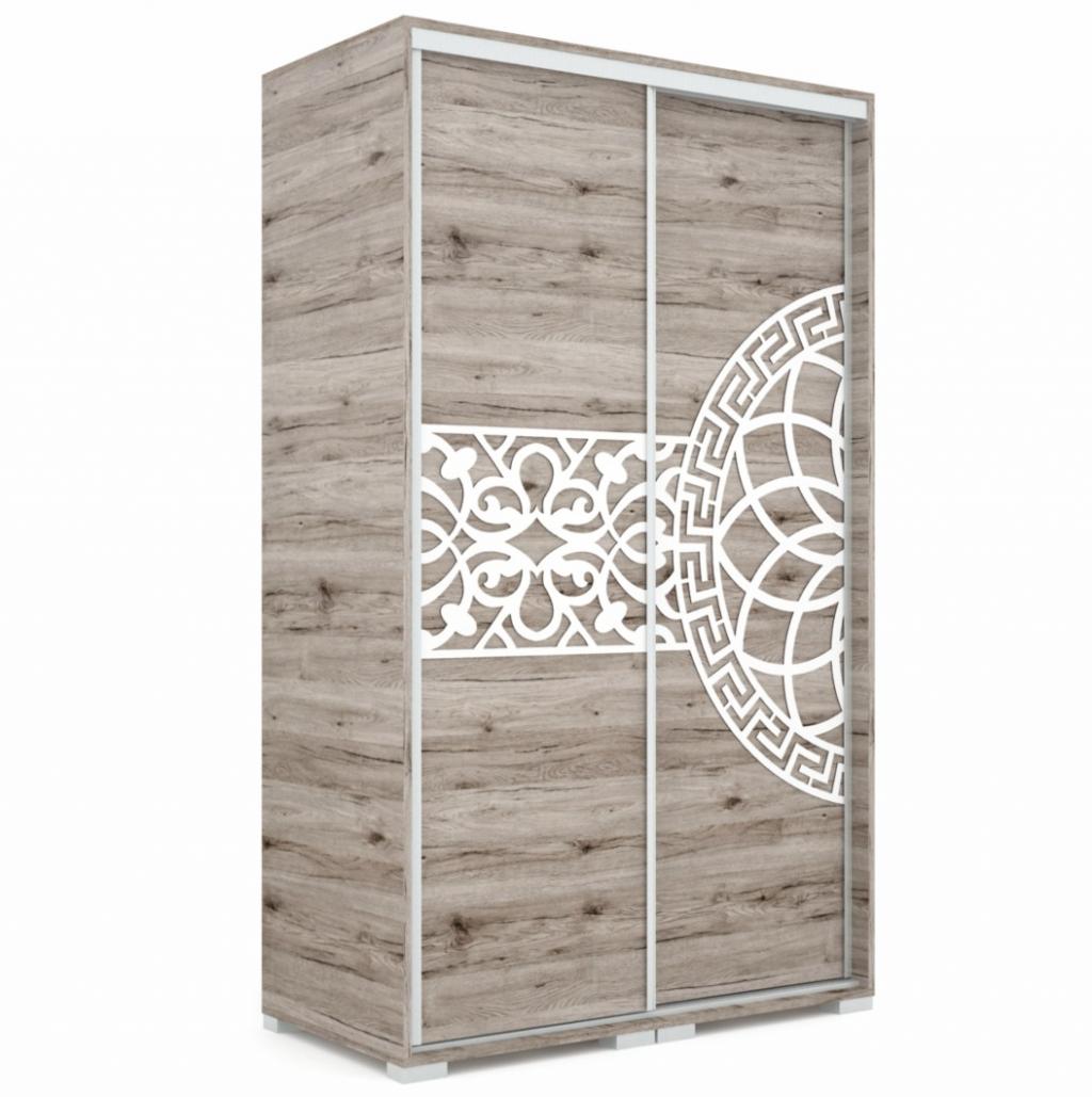 Lotus tolóajtós gardróbszekrény - 120 cm széles (DIV) (BNY)