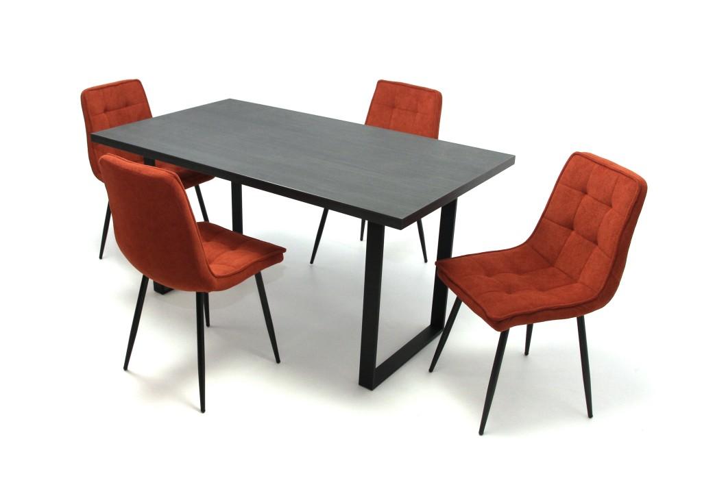 Rubi étkezőgarnitúra Korfu asztallal - 4 személyes (SZD) (BNY)